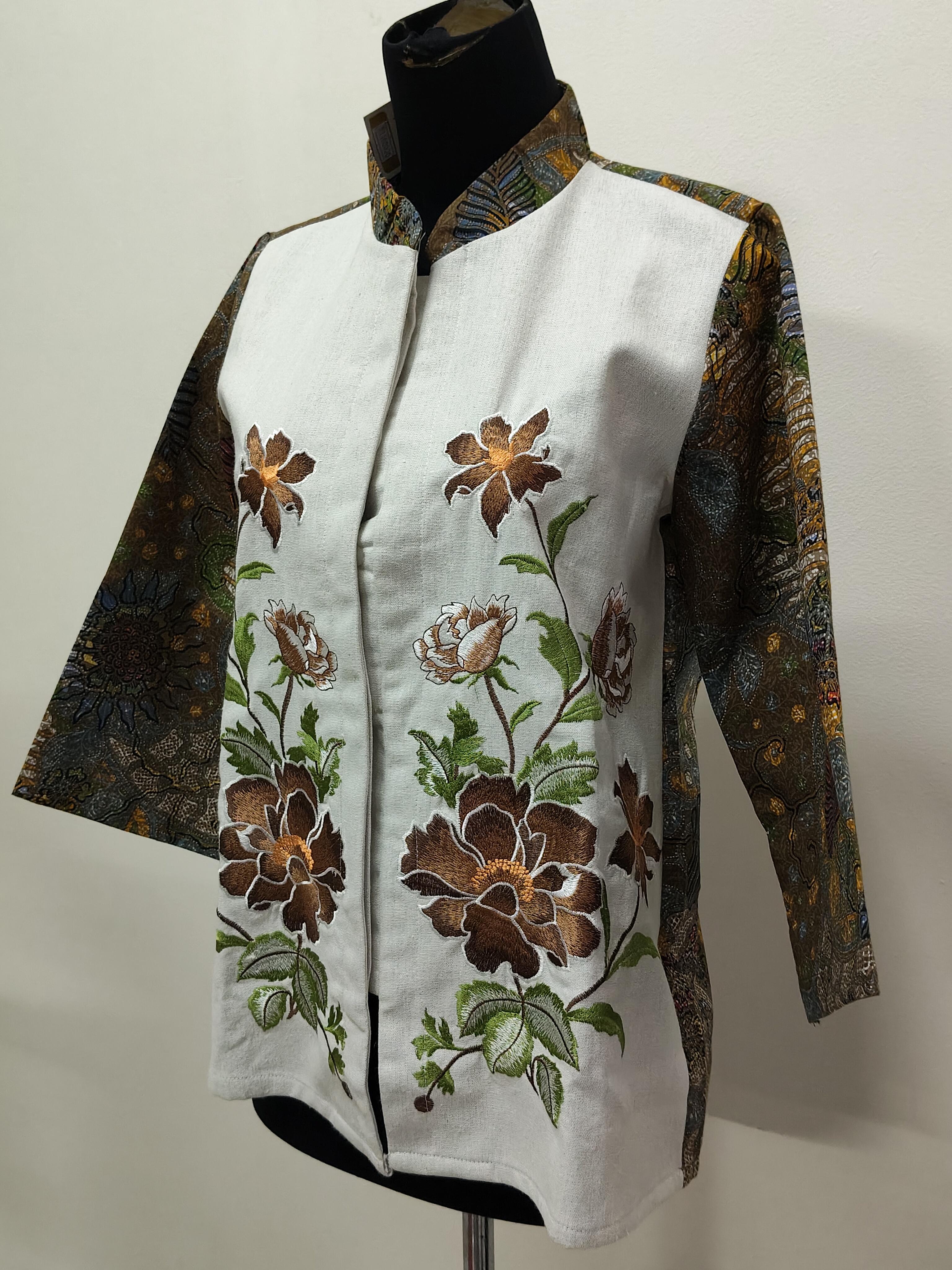 Blouse Batik Bordir S
